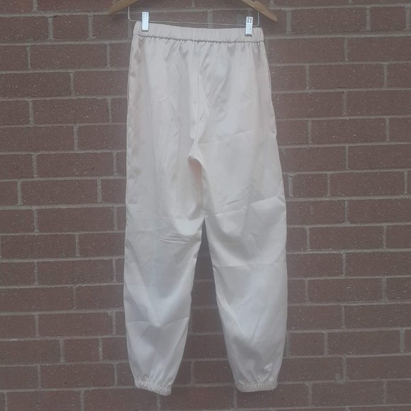 Jogger pant with belt, Belted Reflective Jogger Pant Lrg, Y2K Sporty Chic Summer - Picture 3 of 4